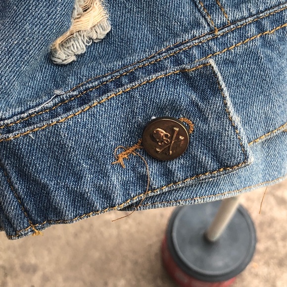 NWT American inspired distressed vest - Picture 7 of 8